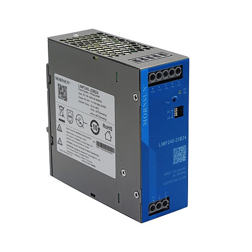 240W 24V 10.0A 85-277VAC/120-390VDC DINレール PFC機能付きスイッチング電源