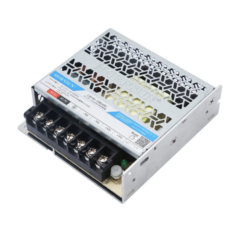 150W 24V 6.5A 80-305VAC/100-430VDC スイッチング電源