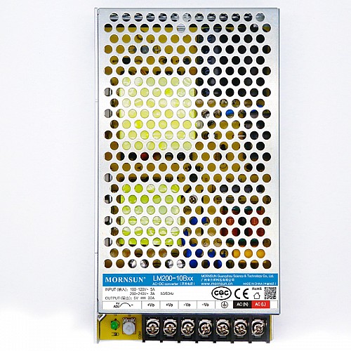 200W 24V 8.8A 176-264VAC/240-370VDC スイッチング電源