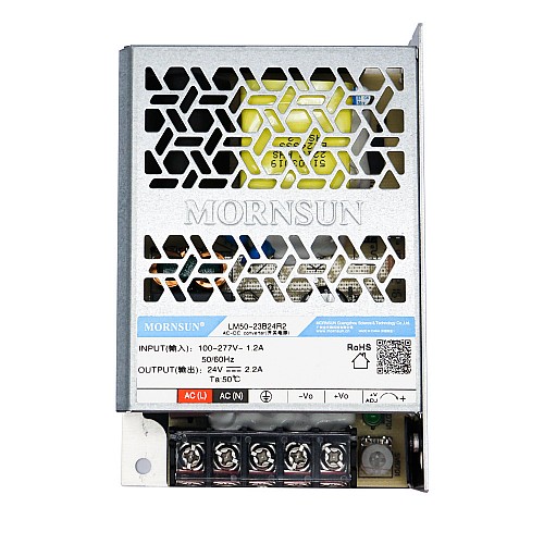 50W 48V 1.1A 80-305VAC/100-430VDC スイッチング電源