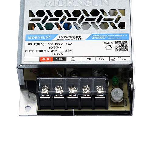 50W 48V 1.1A 80-305VAC/100-430VDC スイッチング電源