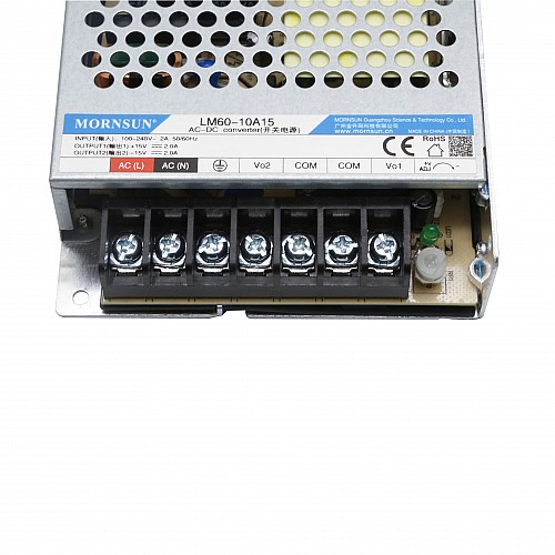 60W 15V -15V/2.0A 2.0A 85-264VAC/120-370VDC スイッチング電源