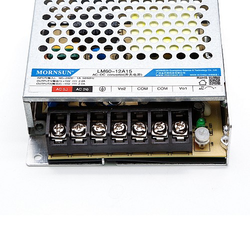 60W 15V -15V/5.0A 5.0A 165-264VAC/180-370VDC スイッチング電源