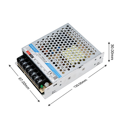 65W 5V/4.0A 24V/2.0A 90-264VAC/120-370VDC スイッチング電源