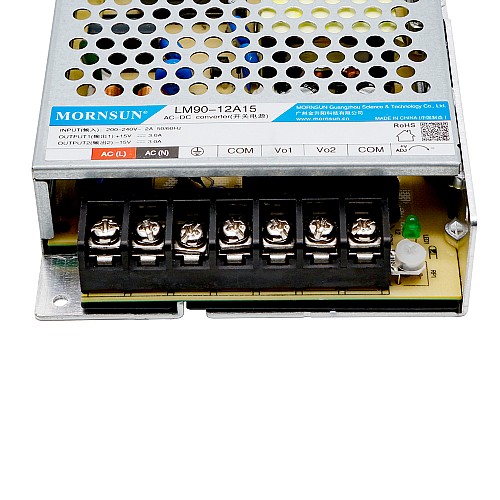 90W 15V -15V/3.0A 3.0A 165-264VAC/180-370VDC スイッチング電源