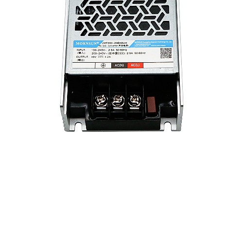200W 5V 40.0A 85-305VAC/120-430VDC PFC機能付きスイッチング電源