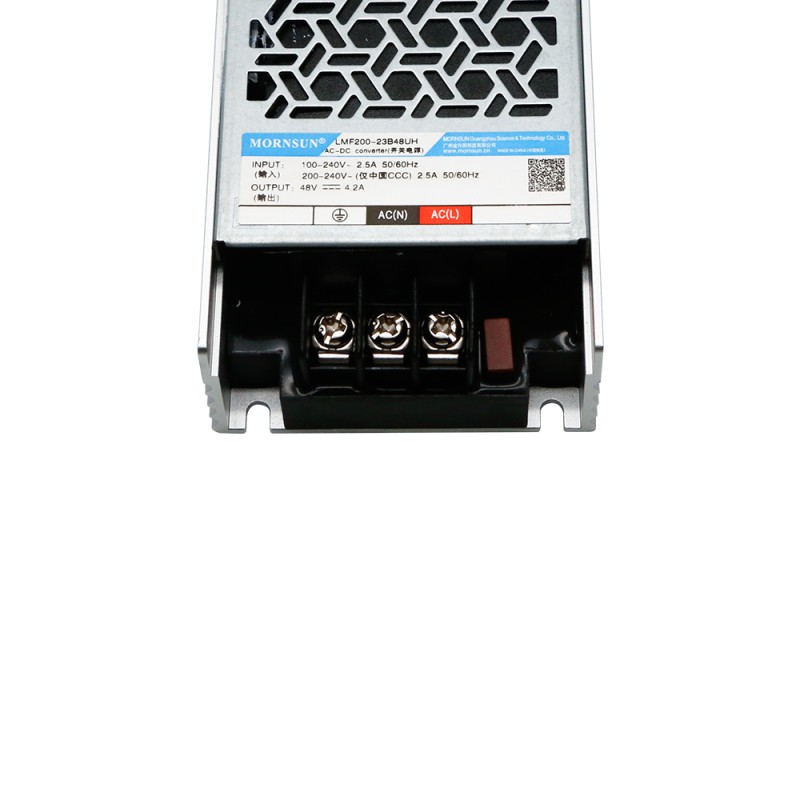 200W 28V 7.15A 85-305VAC/120-430VDC PFC機能付きスイッチング電源