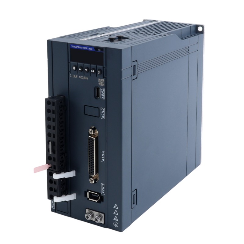 A6Hシリーズ 1800W RS485 ACサーボモーターキット 1500rpm 11.50Nm 17ビットアブソリュートエンコーダ IP67 - A6H-RS1800H3A1-M17 | StepperOnline