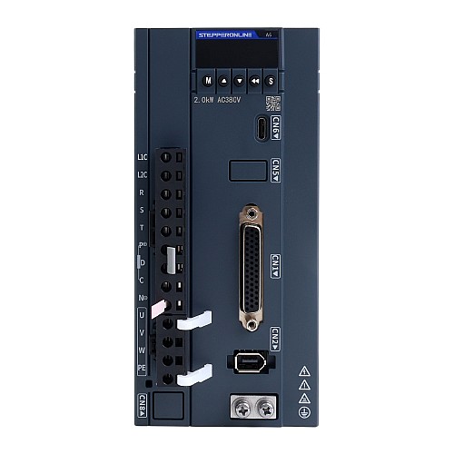 A6Hシリーズ 1800W RS485 ACサーボモーターキット 1500rpm 11.50Nm 17ビットアブソリュートエンコーダ IP67 - A6H-RS1800H3A1-M17 | StepperOnline