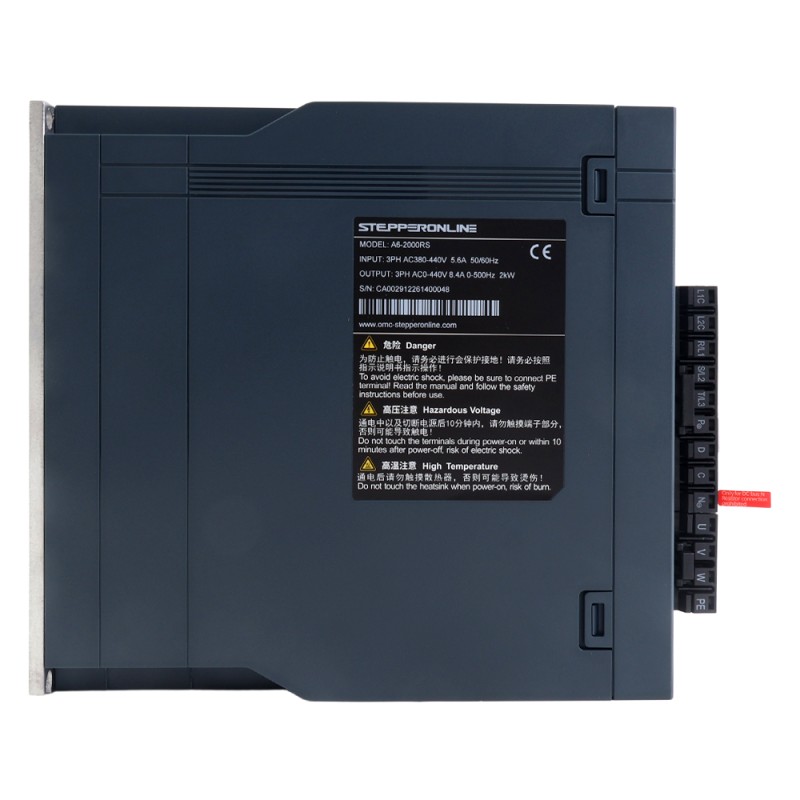 A6Hシリーズ 1800W RS485 ACサーボモーターキット 1500rpm 11.50Nm 17ビットアブソリュートエンコーダ IP67 - A6H-RS1800H3A1-M17 | StepperOnline