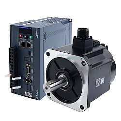 A6Hシリーズ 1300W EtherCAT ACサーボモーターキット 1500rpm 8.34Nm ブレーキ付き 17ビットアブソリュートエンコーダ IP67