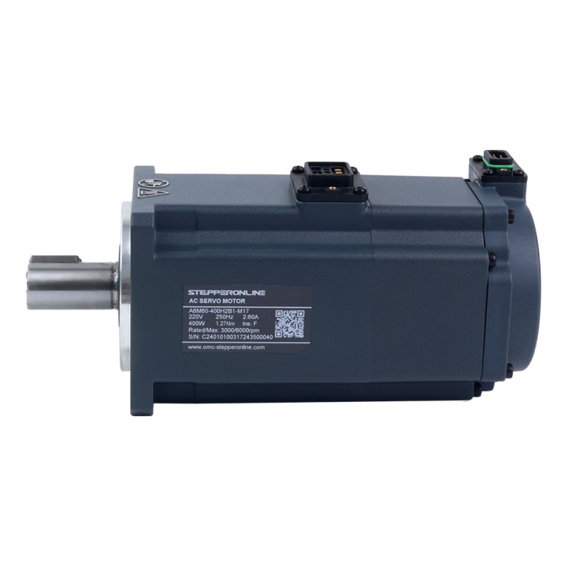 A6 シリーズ 400W EtherCAT AC サーボ モータ キット 3000rpm 1.27Nm ブレーキ付き 17 ビット アブソリュート エンコーダ IP67 - A6-EC400H2B1-M17 | StepperOnline