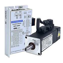 DSYシリーズ 100W CANopen DCサーボモーター 24-70VDC 0.318Nm ブレーキ付き 3000rpm 17ビットインクリメンタルエンコーダー IP65