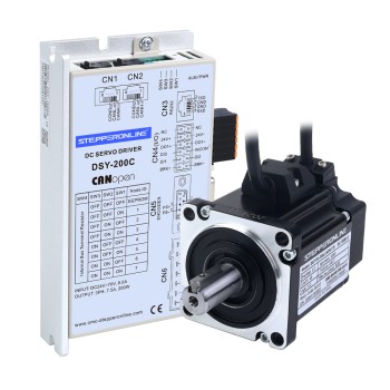 DSYシリーズ 200W CANopen DCサーボモーター 24-70VDC 0.637Nm 3000rpm 17ビットインクリメンタルエンコーダー IP65 DSYシリーズ 200W CANopen DCサーボモーター 24-70VDC 0.637Nm 3000rpm 17ビットインクリメンタルエンコーダー IP65