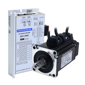 DSYシリーズ 200W CANopen DCサーボモーター 24-70VDC 0.637Nm ブレーキ付き 3000rpm 17ビットインクリメンタルエンコーダー IP65 DSYシリーズ 200W CANopen DCサーボモーター 24-70VDC 0.637Nm ブレーキ付き 3000rpm 17ビットインクリメンタルエンコーダー IP65
