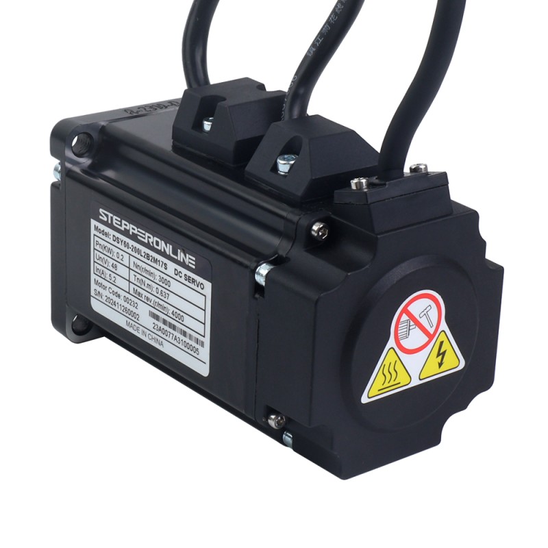 DSYシリーズ 200W CANopen DCサーボモーター 24-70VDC 0.637Nm ブレーキ付き 3000rpm 17ビットインクリメンタルエンコーダー IP65 - DSY-C200L2B2-M17S | StepperOnline DSYシリーズ 200W CANopen DCサーボモーター 24-70VDC 0.637Nm ブレーキ付き 3000rpm 17ビットインクリメンタルエンコーダー IP65 - DSY-C200L2B2-M17S | StepperOnline
