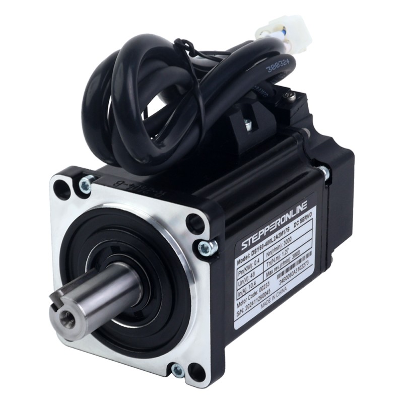DSYシリーズ 400W CANopen DCサーボモーター 24-70VDC 1.27Nm 3000rpm 17ビットインクリメンタルエンコーダー IP65 - DSY-C400L2A2-M17S | StepperOnline