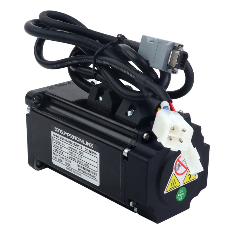 DSYシリーズ 400W CANopen DCサーボモーター 24-70VDC 1.27Nm ブレーキ付き 3000rpm 17ビットインクリメンタルエンコーダー IP65 - DSY-C400L2B2-M17S | StepperOnline DSYシリーズ 400W CANopen DCサーボモーター 24-70VDC 1.27Nm ブレーキ付き 3000rpm 17ビットインクリメンタルエンコーダー IP65 - DSY-C400L2B2-M17S | StepperOnline