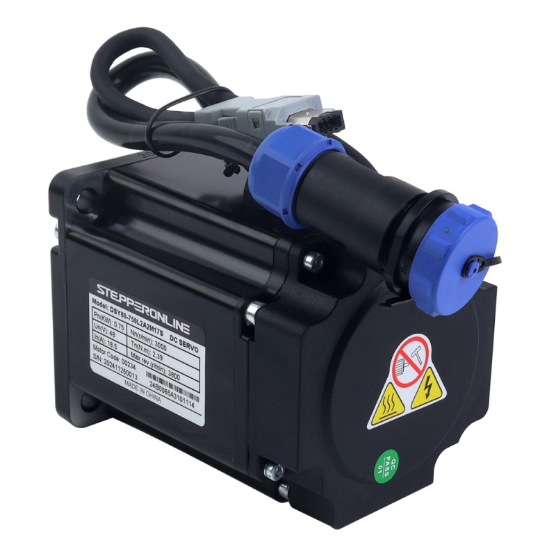 DSYシリーズ 750W CANopen DCサーボモーター 24-70VDC 2.39Nm 3000rpm 17ビットインクリメンタルエンコーダー IP65 - DSY-C750L2A2-M17S | StepperOnline DSYシリーズ 750W CANopen DCサーボモーター 24-70VDC 2.39Nm 3000rpm 17ビットインクリメンタルエンコーダー IP65 - DSY-C750L2A2-M17S | StepperOnline