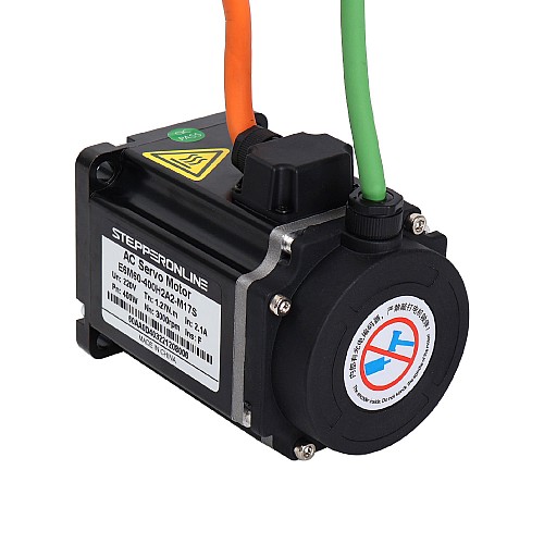 E6 シリーズ 400W  AC サーボ モーター キット 3000rpm 1.27Nm 17 ビット エンコーダー IP65