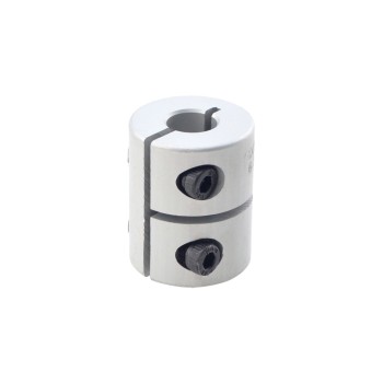 6.35mm - 8mm リジッドカップリング 20x25mm CNCステッピングモーターキー溝シャフトカプラー