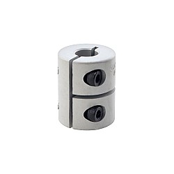 8mm - 8mm リジッドカップリング 20x25mm CNCステッピングモーターキー溝シャフトカプラー