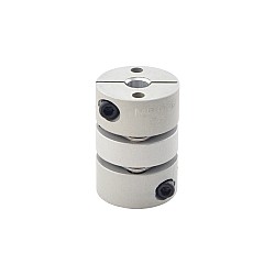 5mm - 5mm フレキシブル ダブル ディスク カップリング 19x26mm CNC ステッピング モーター シャフト カプラー