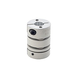 8mm - 8mm フレキシブル ダブル ディスク カップリング 19x26mm CNC ステッピング モーター シャフト カプラー
