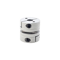 5mm - 8mm フレキシブルシングルディスクカップリング 26x26mm CNCステッピングモーターキー溝シャフトカプラー