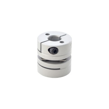 6mm - 10mm フレキシブルシングルディスクカップリング 26x26mm CNCステッピングモーターキー溝シャフトカプラー