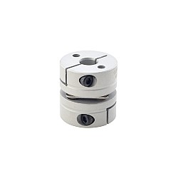 6.35mm - 8mm フレキシブルシングルディスクカップリング 26x26mm CNCステッピングモーターキー溝シャフトカプラー