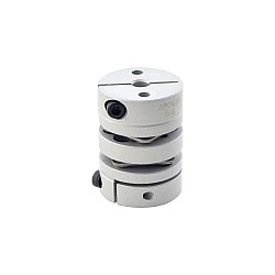 5mm - 5mm フレキシブル ダブル ディスク カップリング 26x35mm CNC ステッピング モーター シャフト カプラー
