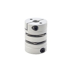 8mm - 8mm フレキシブル ダブル ディスク カップリング 26x35mm CNC ステッピング モーター シャフト カプラー