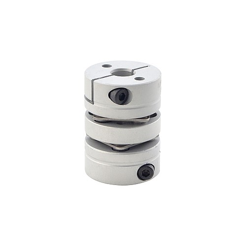 8mm - 8mm フレキシブル ダブル ディスク カップリング 26x35mm CNC ステッピング モーター シャフト カプラー