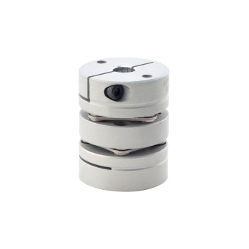 8mm - 14mm フレキシブル ダブルディスク カップリング 32x41mm CNC ステッピング モーター シャフト カプラー