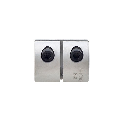 8mm - 8mm リジッドカップリング 20x25mm CNCステッピングモーターキー溝シャフトカプラー
