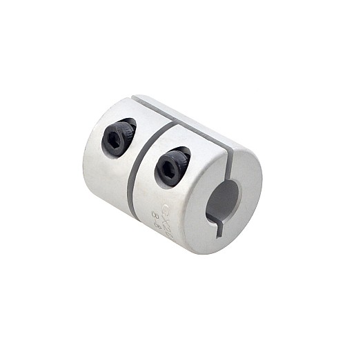 8mm - 8mm リジッドカップリング 20x25mm CNCステッピングモーターキー溝シャフトカプラー