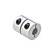 8mm - 8mm リジッドカップリング 20x25mm CNCステッピングモーターキー溝シャフトカプラー