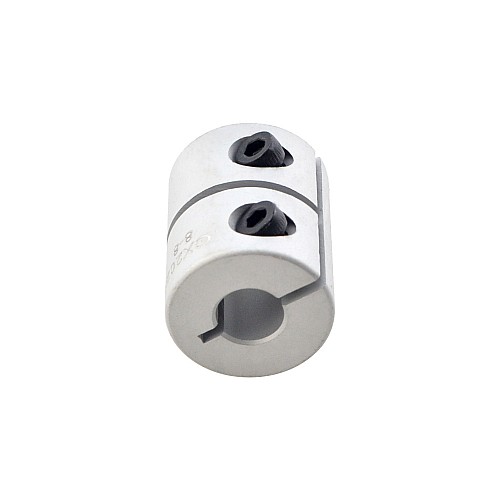 8mm - 8mm リジッドカップリング 20x25mm CNCステッピングモーターキー溝シャフトカプラー