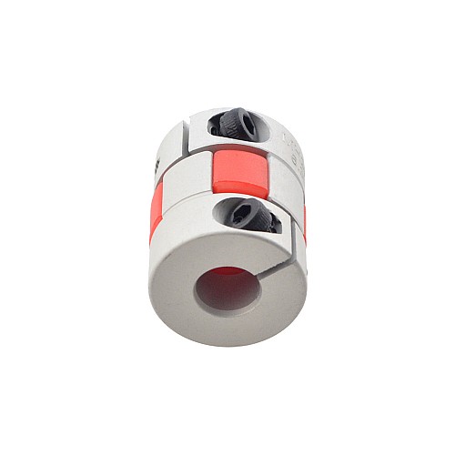 6.35mm - 8mm フレキシブルジョーカップリング 20x25mm CNCステッピングモーターキー溝シャフトカプラー