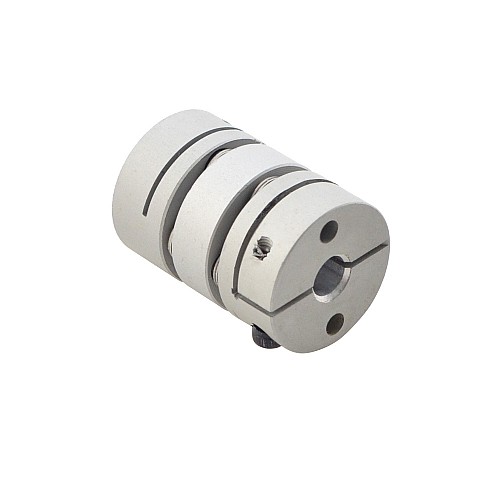 5mm - 5mm フレキシブル ダブル ディスク カップリング 19x26mm CNC ステッピング モーター シャフト カプラー 5mm - 5mm フレキシブル ダブル ディスク カップリング 19x26mm CNC ステッピング モーター シャフト カプラー