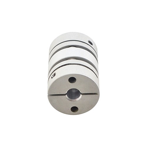 5mm - 5mm フレキシブル ダブル ディスク カップリング 19x26mm CNC ステッピング モーター シャフト カプラー 5mm - 5mm フレキシブル ダブル ディスク カップリング 19x26mm CNC ステッピング モーター シャフト カプラー