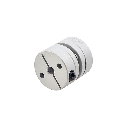 5mm - 6mm フレキシブルシングルディスクカップリング 26x26mm CNCステッピングモーターキー溝シャフトカプラー