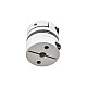 5mm - 6.35mm フレキシブルシングルディスクカップリング 26x26mm CNCステッピングモーターキー溝シャフトカプラー 5mm - 6.35mm フレキシブルシングルディスクカップリング 26x26mm CNCステッピングモーターキー溝シャフトカプラー