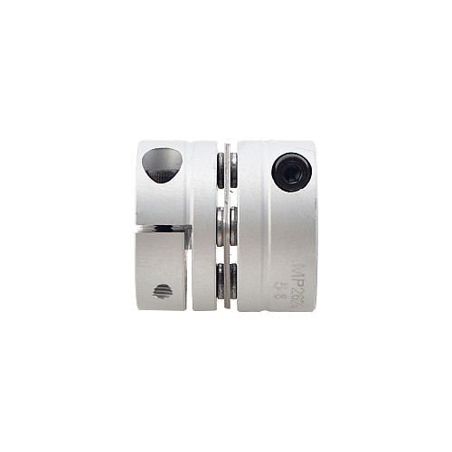 5mm - 8mm フレキシブルシングルディスクカップリング 26x26mm CNCステッピングモーターキー溝シャフトカプラー