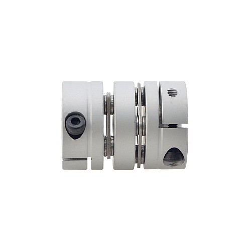 5mm - 5mm フレキシブル ダブル ディスク カップリング 26x35mm CNC ステッピング モーター シャフト カプラー 5mm - 5mm フレキシブル ダブル ディスク カップリング 26x35mm CNC ステッピング モーター シャフト カプラー