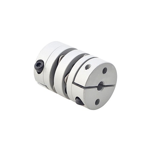 5mm - 5mm フレキシブル ダブル ディスク カップリング 26x35mm CNC ステッピング モーター シャフト カプラー 5mm - 5mm フレキシブル ダブル ディスク カップリング 26x35mm CNC ステッピング モーター シャフト カプラー