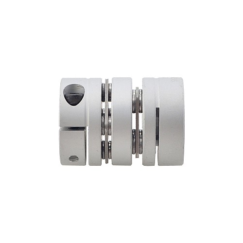 5mm - 6mm フレキシブル ダブル ディスク カップリング 26x35mm CNC ステッピング モーター シャフト カプラー