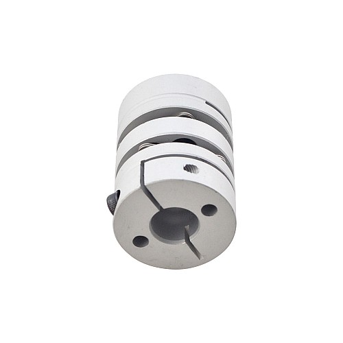 6.35mm - 10mm フレキシブル ダブルディスク カップリング 26x35mm CNC ステッピング モーター シャフト カプラー