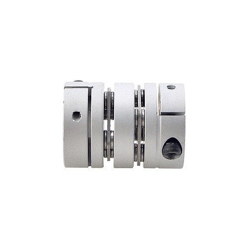 8mm - 10mm フレキシブル ダブルディスク カップリング 26x35mm CNC ステッピング モーター シャフト カプラー